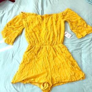 Charlotte Russell never worn yellow romper
